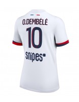Paris Saint-Germain Ousmane Dembele #10 Venkovní Dres pro Dámské 2025-26 Krátký Rukáv